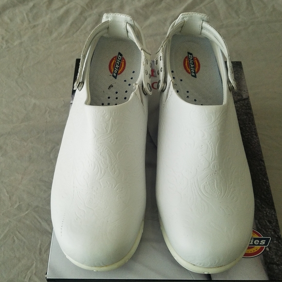 Dickies Conquest Sz. 10M White medical clogs - Picture 3 of 7